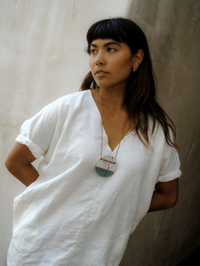 Large Saturn Necklace