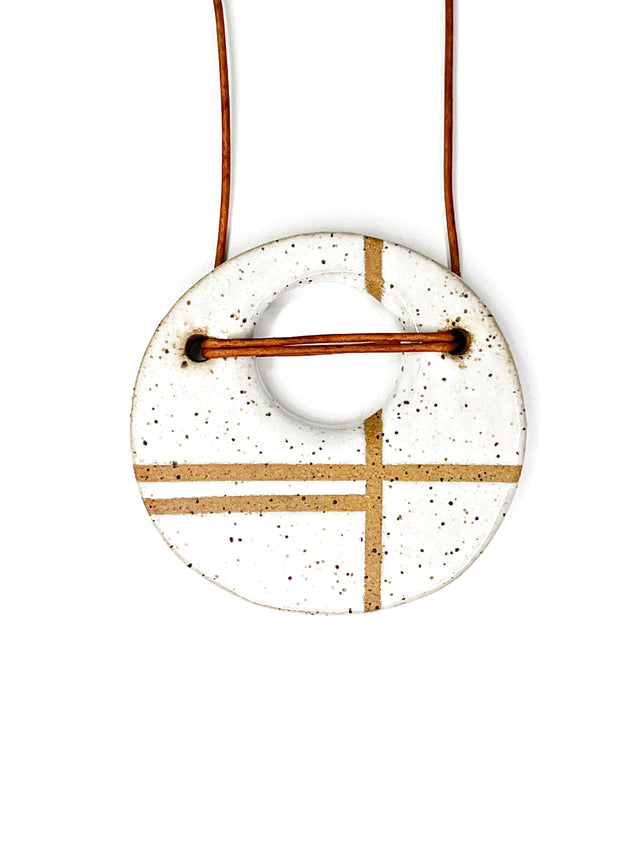 Large Saturn Necklace