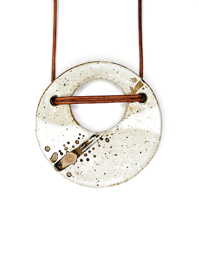 Large Saturn Necklace