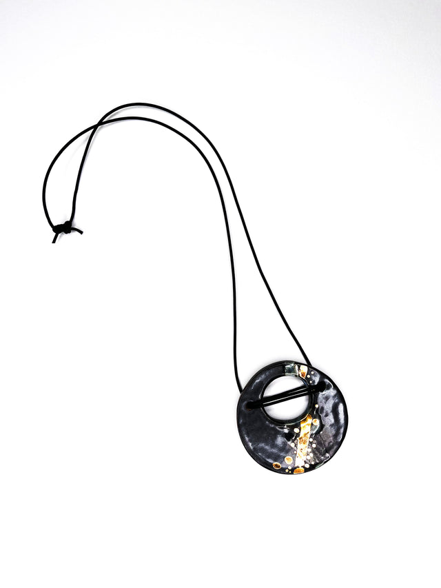 Large Saturn Necklace