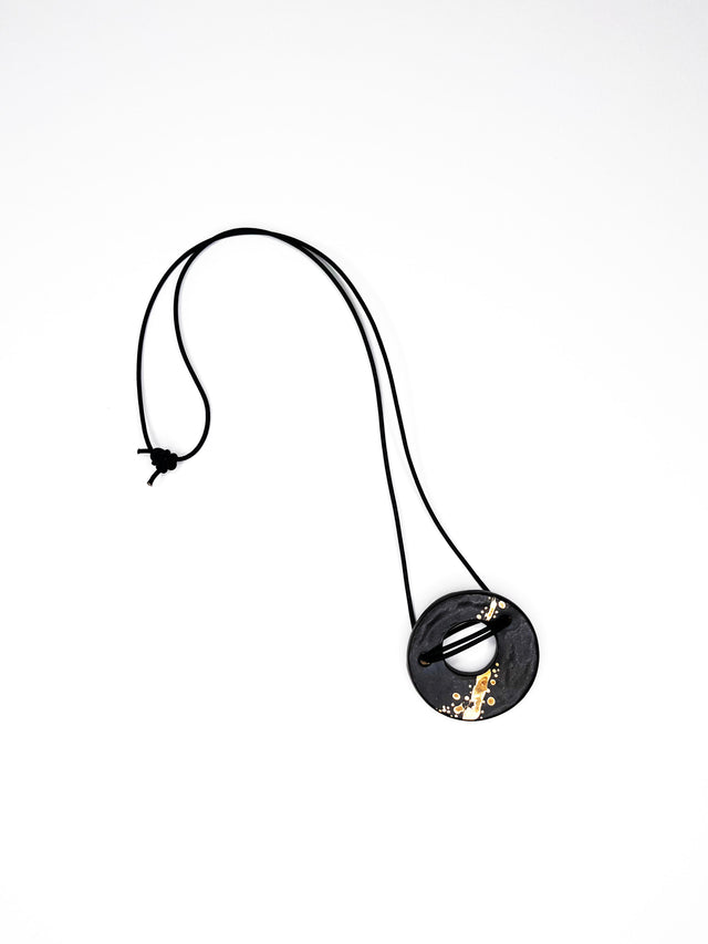 Small Saturn Necklace