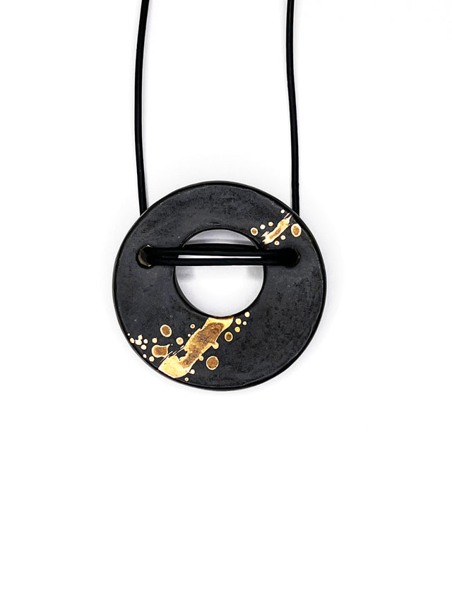 Small Saturn Necklace