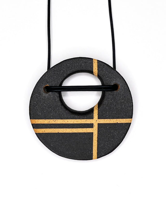 Large Saturn Necklace