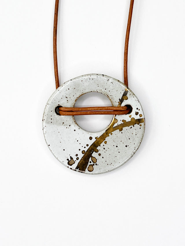 Small Saturn Necklace