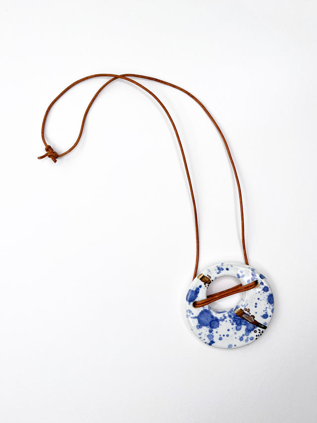 Large Saturn Necklace