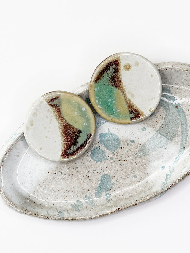 Large Disk Earrings