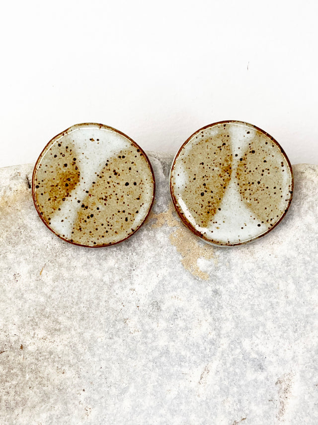 Large Disk Earrings