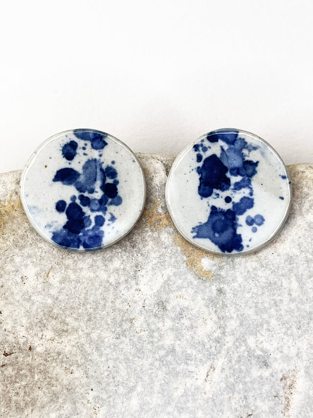 Large Disk Earrings