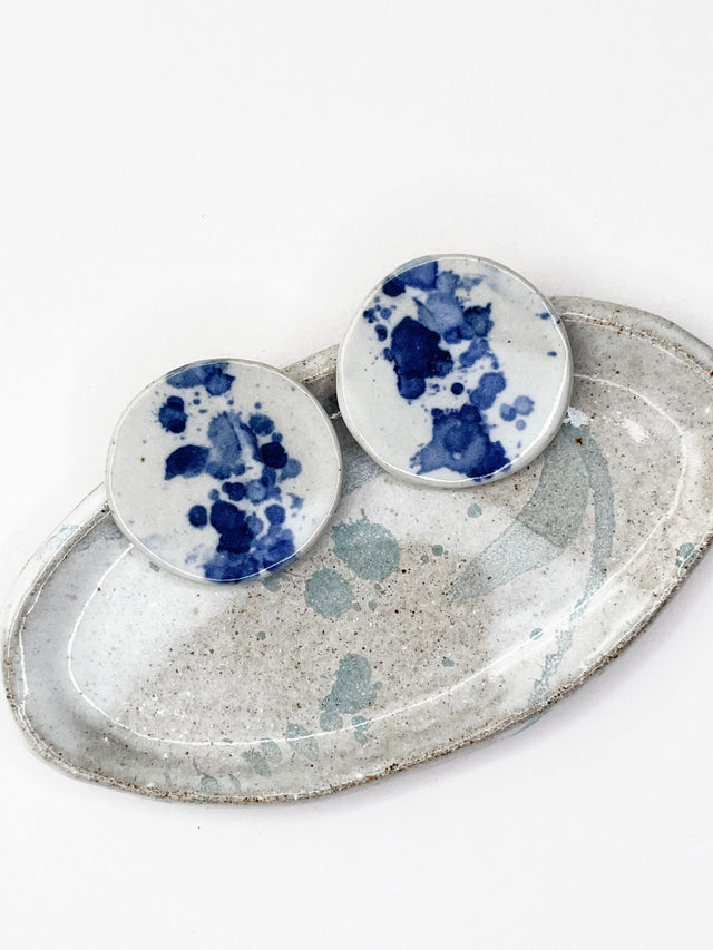Large Disk Earrings