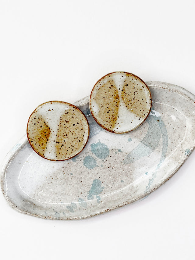 Large Disk Earrings
