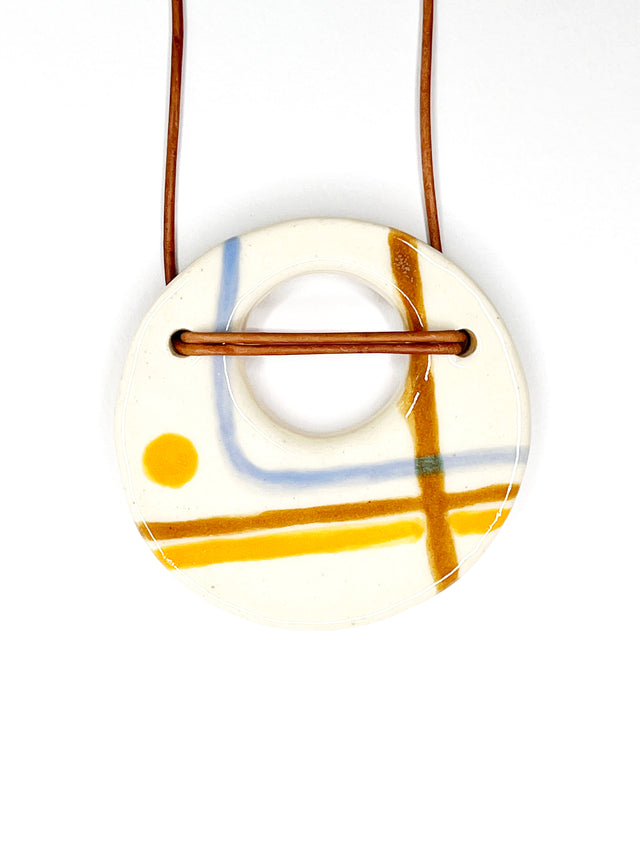 Large Saturn Necklace