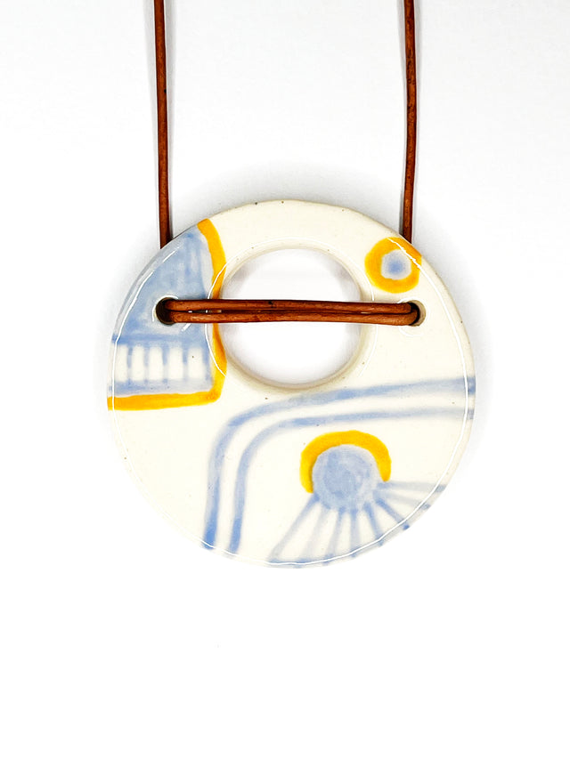 Large Saturn Necklace