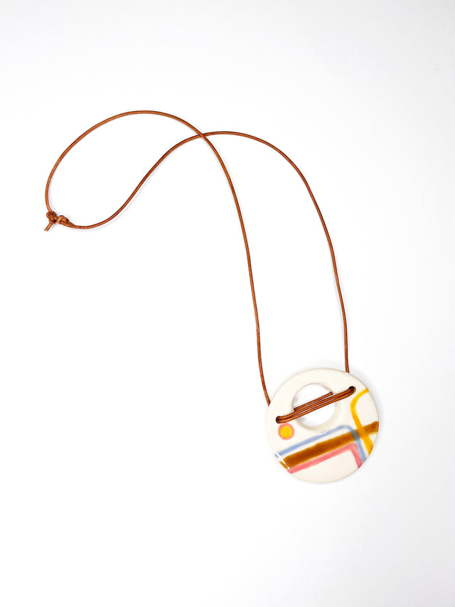 Large Saturn Necklace