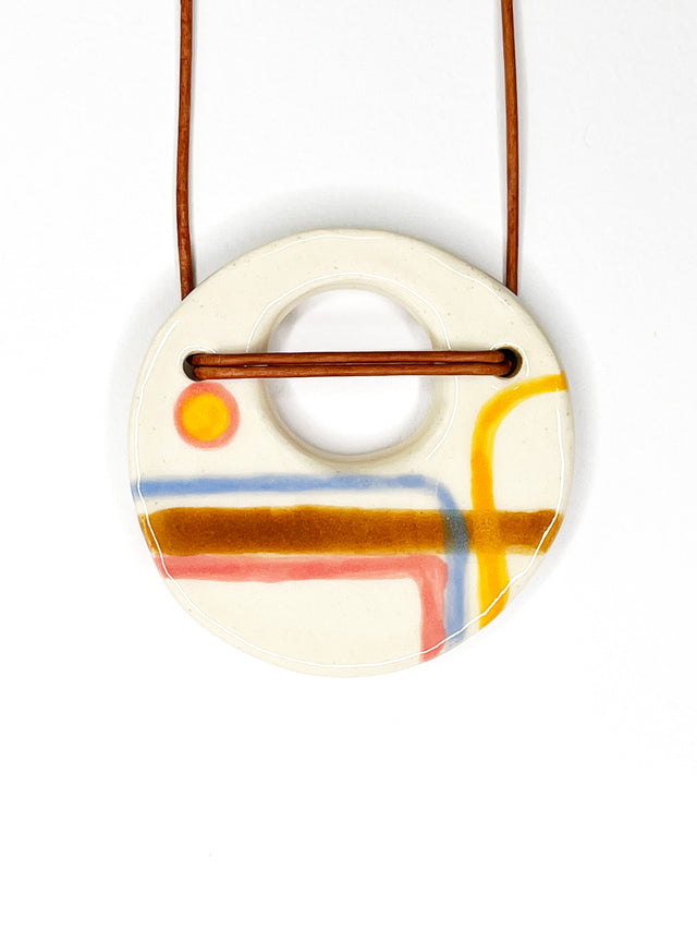 Large Saturn Necklace