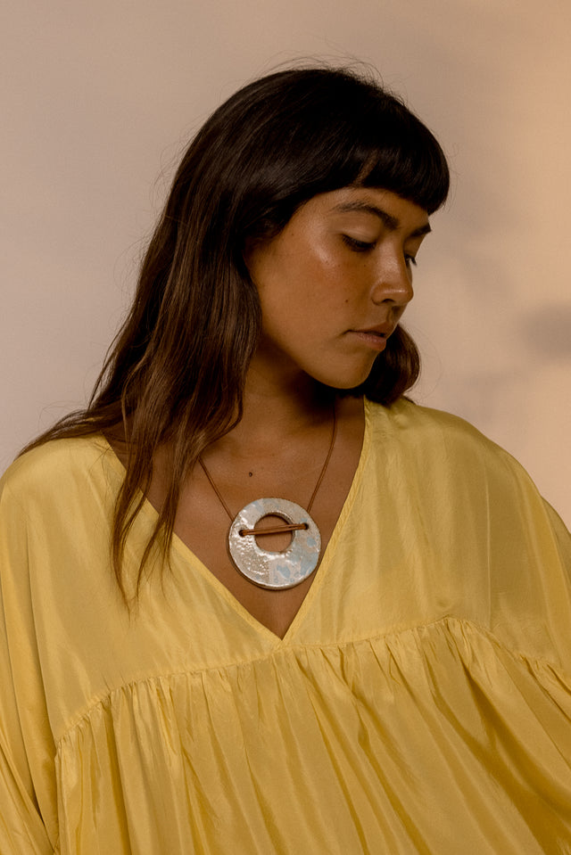 Large Saturn Necklace