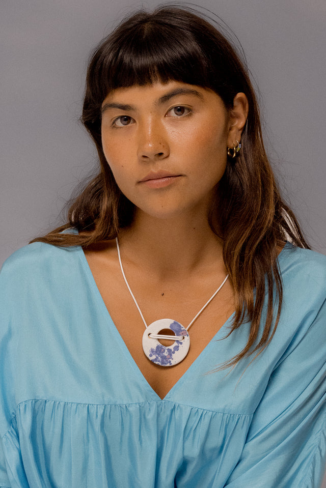 Small Saturn Necklace