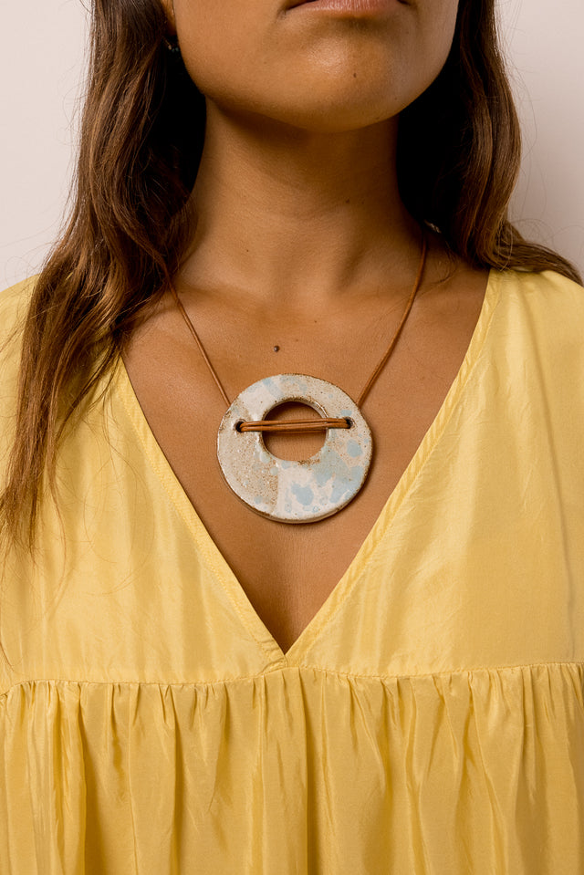 Large Saturn Necklace