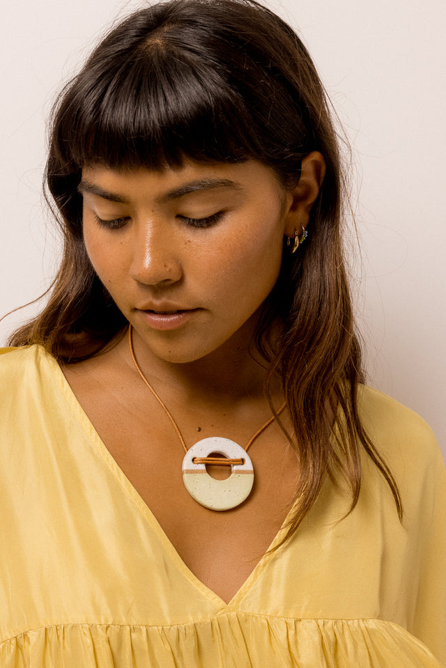 Small Saturn Necklace