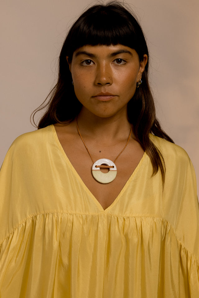 Small Saturn Necklace