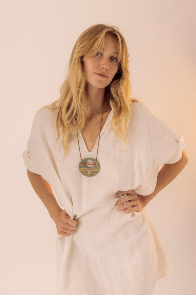 Large Saturn Necklace