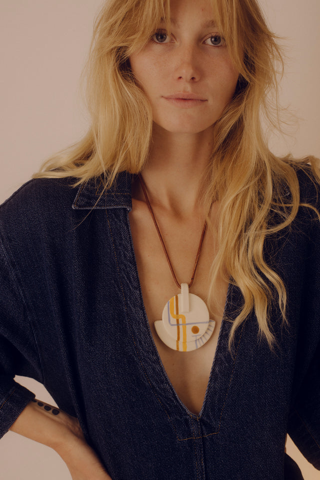 Handmade Ceramic Necklace