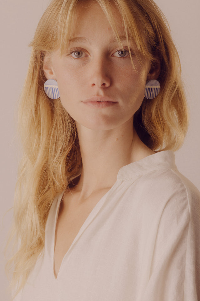 Medium Disk Earrings
