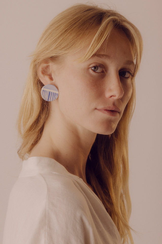 Medium Disk Earrings