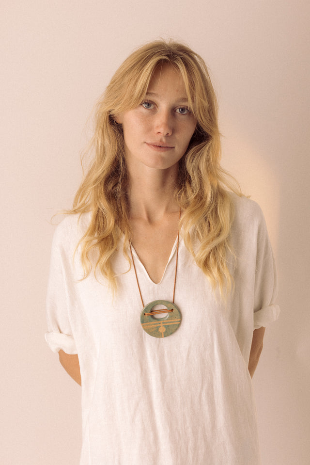 Large Saturn Necklace