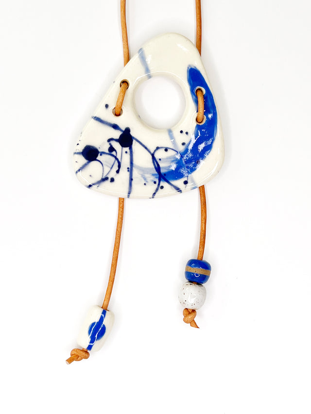 Large Abstract Bolo Tie