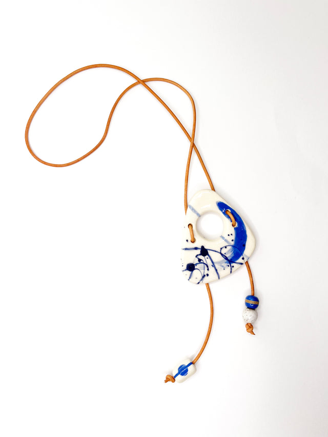 Large Abstract Bolo Tie